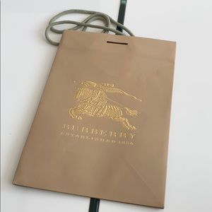 Burberry shopping bag! New, never used!